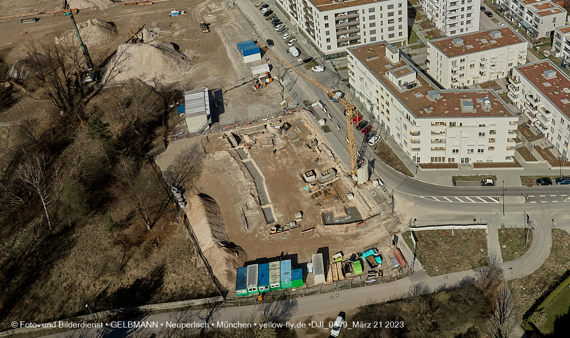 22.03.2023 - Baustele und Wohnanlage Alexisquartier